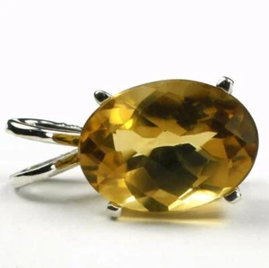 Colgante de plata de ley 925, citrino, SP006 - Imagen 1 de 4