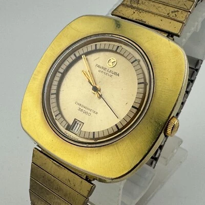 VTG Favre-Leuba Men Gold Tone Swiss Self-Wind Automatic Chronometer Watch 36000 - Image 1 of 4