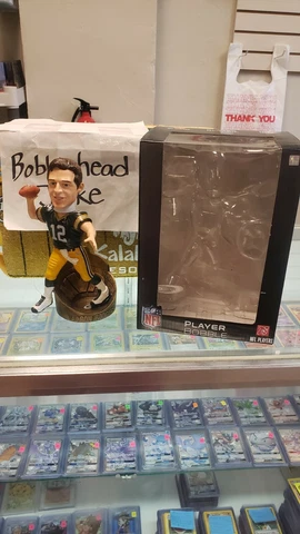 NIB AARON RODGERS SUPER BOWL XLV 45 GREEN BAY PACKERS MVP GOLD BASE BOBBLEHEAD Cover