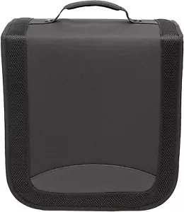 Basics Polyurethane CD/DVD Portable Storage Binder, 400-Capacity, Black - Picture 1 of 12