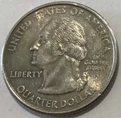 2000 P - Virginia State Quarter w/blackened toning - #q137 - Image 1 of 3