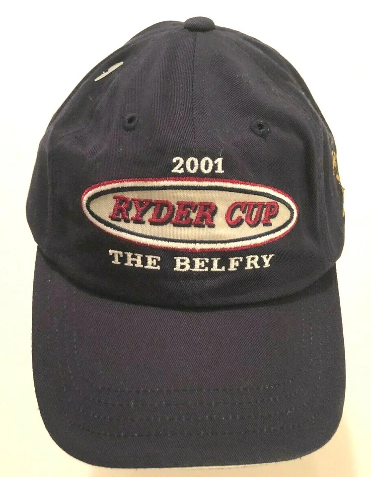2001 Ryder Cup The Belfry Adult Unisex Black Baseball Cap One Size Fit All - Image 1 of 3