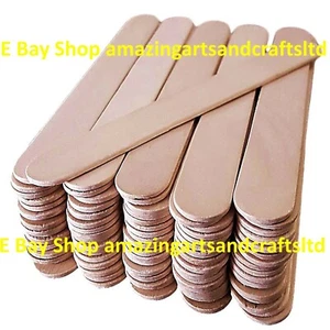 50 palitos artesanales jumbo lolly naturales de Amazing Arts and Crafts - Imagen 1 de 3