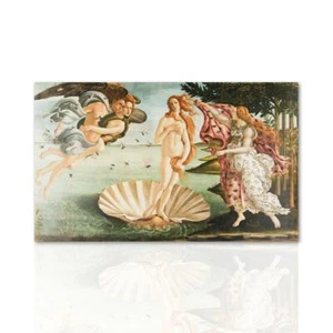 Dipinto su Tela Nascita di Venere Stampa Moderna Opera d'arte Botticelli Tributo - Imagen 1 de 6