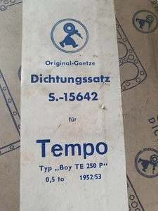 Juego de juntas de motor Tempo Boy TE 250 15 642 - Imagen 1 de 1