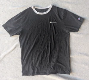 Champion Herren Classic Jersey Script Logo T-Shirt Grau Farbe Rundhals - L - Bild 1 von 6