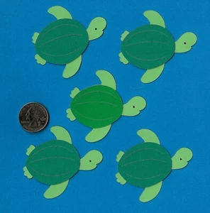 8 Schildkröte Stanzformen, Meeresschildkröte Stanzformen, 2,5" x 2" SCHICHTWEISE, Scrapbooking, Karten - Bild 1 von 1