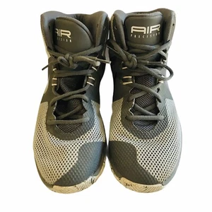 Nike Air Precision Basketball Shoe Sneakers Grey/Black Men's Size 9.5 898455-004 - Picture 1 of 12
