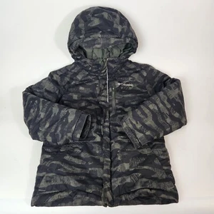 Columbia Kids Coat Boys Sz S Camo Winter School Modern Sporty Warmth Comfort Zip - Picture 1 of 16