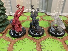 3 Blood Demon #7, 8, 9 Sorcery Mage Knight Lot D&D, Pathfinder, RPG, Clix