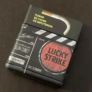 1 CAJA METALICA LUCKY STRIKE MÉXICO EDICIÓN CINE 2019 METAL TIN - Imagen 1 de 4