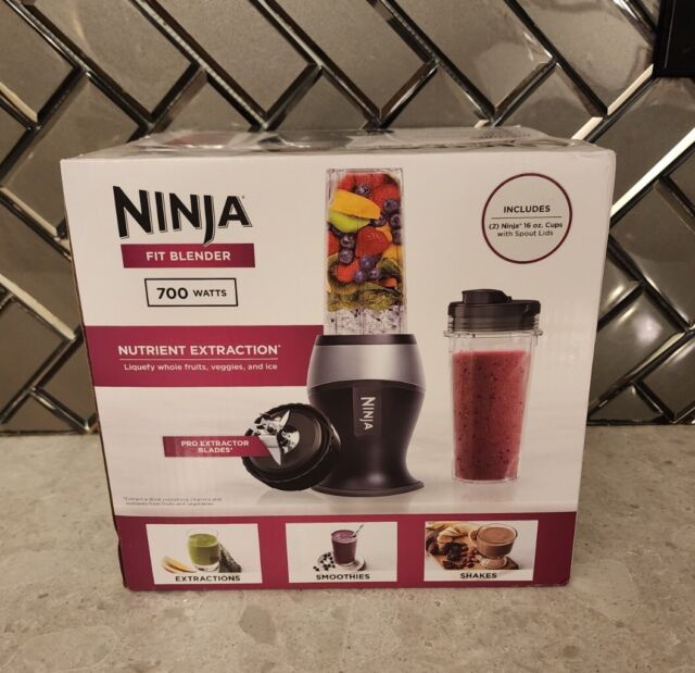 Ninja Nutri-Blender BN300 700-Watt Personal Blender, 2 Dishwasher-Safe To-Go Cups