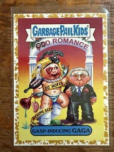 GASP INDUCING GAGA- 2019 Topps Garbage Pail Kids GPK Hate the '90s GOLD 46/50 - Picture 1 of 2