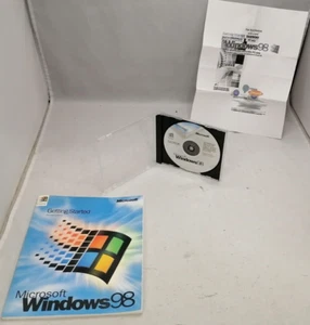 Vintage Windows 98 Install Media With Getting Started Booklet - Picture 1 of 4
