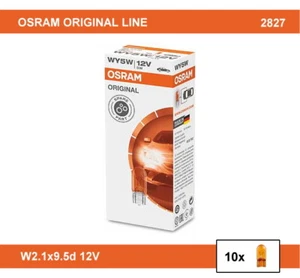 Osram WY5W Original Line 12V 5W W2.1x9.5d Ersatz Halogen Lampe 10 Stück 2827 - Imagen 1 de 1