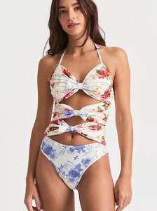LoveShackFancy Paladia Swimsuit Floral Size Small - Picture 1 of 4