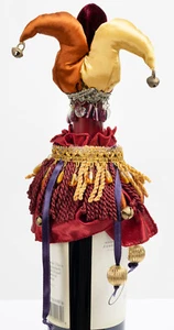 Katherine's Collection Retired Jester Wine Bottle Tassel Cream NEW OLD STOCK - Afbeelding 1 van 2