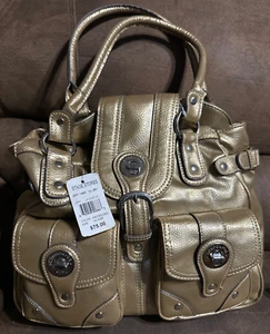 London Fog Handbag Gold - Picture 1 of 12