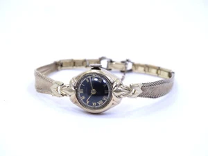 Ladies Vintage MALDEN CXSTF SWISS 17 Jewel RXG Hand Winding 10k RGP Mesh Watch - Picture 1 of 11