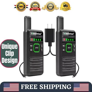2 Walkie Talkies Rt22Pro Copy Two Way Radios Rechargeable Long Range VOX Family- - Picture 1 of 7