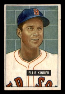 1951 Bowman Baseball #128 Ellis Kinder EX *f2