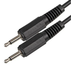 3.5mm Mono Jack to Jack Cable TS Male for AUDIO Microphone Speakers 2.5 Metre - Picture 1 of 3