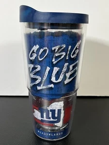 Tervis NFL New York Giants Becher 24 oz mit Deckel isoliert Go Big Blue Made in USA - Bild 1 von 6