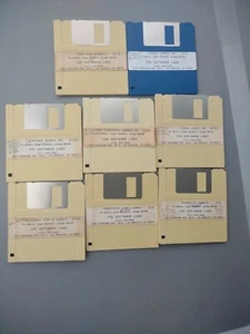 Lote De Colección 3.5 Disquetes Software Juegos PC Juegos Ms-dos Demon Pac-Man Qbert - Imagen 1 de 8