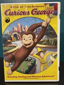 Curious George The Movie DVD (2006) Will Ferrel & Drew Berrymore; Like New !!! - Picture 1 of 2