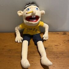 23" Long SML Jeffy Hand Puppet Used Plush - Partial NO Shoes NO Helmet NO Diaper