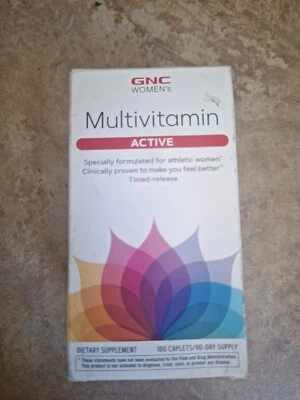 GNC Mujer ACTIVE Multivitamínico-Lanzamiento Temporizado-CADUCIDAD 1/25 180 Ct. #892 Foto 1 de 3