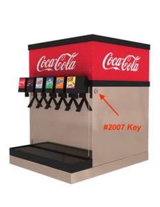 Coca Cola Post Mix Key Switch Key #2007 - Picture 1 of 3