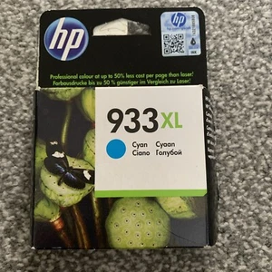 HP CN054AE 933XL High Yield Ink Cartridge, Cyan, Single Pack Expired April 2020 - Photo 1/3