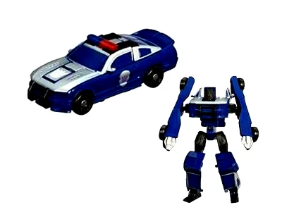 TRANSFORMERS RECON BARRICADE 2 IN 1 FIGURE - SERIES 9 - HASBRO - Image 1 of 4