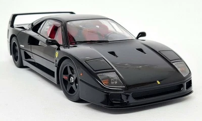 KK 1/18 - Ferrari F40 Lightweight 1990 Black Diecast Scale Model Car - Image 1 of 4