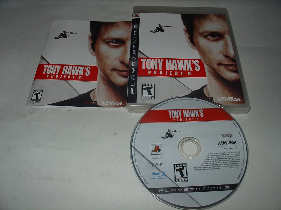 Tony Hawk’s Project 8 (Sony Playstation 3, 2006) Como Nuevo Completo Probado en Caja Original Foto 1 de 1