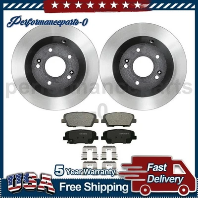 Juego de pastillas de freno de disco trasero Wagner rotor de freno de disco para Kia Sorento 2016-2019 Foto 1 de 4