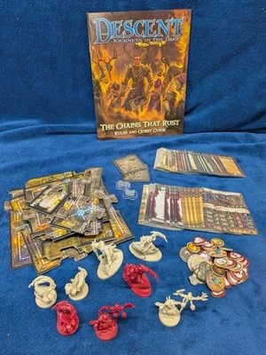 FFG Descent 2nd Edition Board Game The Chains That Rust Expansion COMPLETE - Image 1 of 4