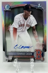 Conrad Cason 2025 Bowman Draft Chrome 1st Bowman Refractor Auto /499! Red Sox - Bild 1 von 3