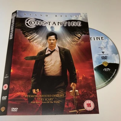 Constantine DVD (2005) Keanu Reeves, Lawrence (DIR) cert 15 disc only - Image 1 of 4
