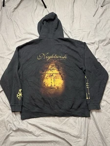 NIGHTWISH Human Natute Vintage Zip Up Hoodie Size XL - Picture 1 of 7