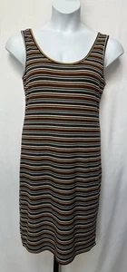 Ambiance women's size 1X tank dress with stripe print. - Picture 1 of 8