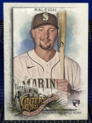 2022 Topps Allen & Ginter CAL RALEIGH Seattle Mariners RC Rookie Card - Image 1 of 2