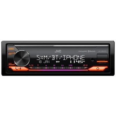 JVC KD-X380BTS Single DIN Bluetooth USB AUX AM/FM Radio Car Stereo Receiver - Image 1 of 4