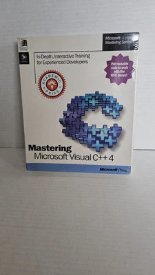 Mastering Microsoft Visual C++ 4.0 CD Windows 95 Boxed Sealed New Old Stock - Image 1 of 3