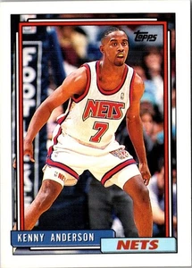 1992 Topps Kenny Anderson #95 New Jersey Nets Basketball Card - Picture 1 of 2
