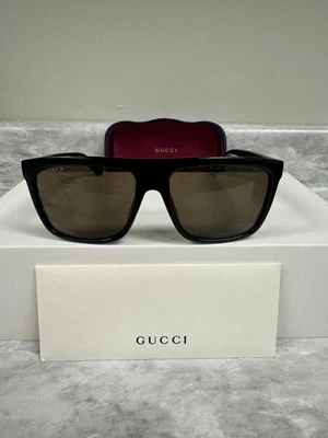 GUCCI | NEW | 0748S | 0748S - 005 | BLACK | BROWN - Image 1 of 4
