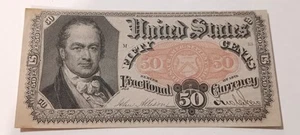 1864 United States Fractional Currency Fifty Cents Bank Note 5th Series - Picture 1 of 10