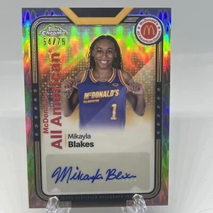 Mikayla Blakes 2024 Topps Chrome McDonald’s Variation Refractor Auto #/75  - Picture 1 of 2