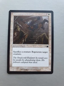 Fanatical Devotion , MTG Nemesis (2000). Common White Enchantment NM - Picture 1 of 2